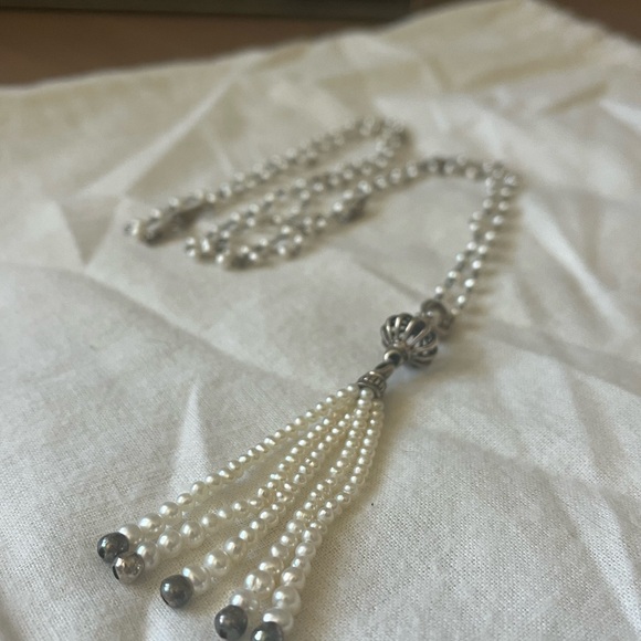 LAGOS Jewelry - LAGOS ‘Luna’ pearl tassel pendant necklace EUC